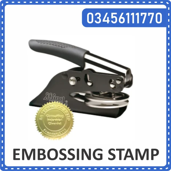 Embossing Stamp Maker in Pakistan