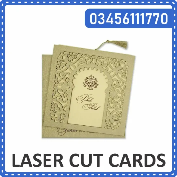 Laser Cut Wedding Invitations in Islamabad