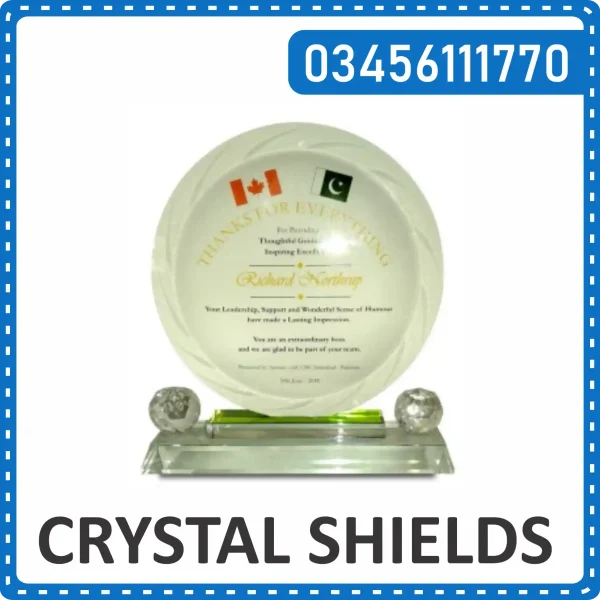 Crystal Shield Makers in Pakistan