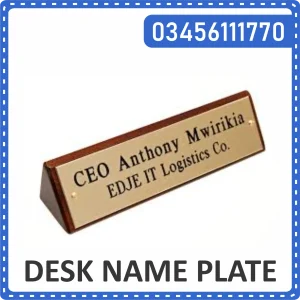 Desk Name Plate Online in Pakistan