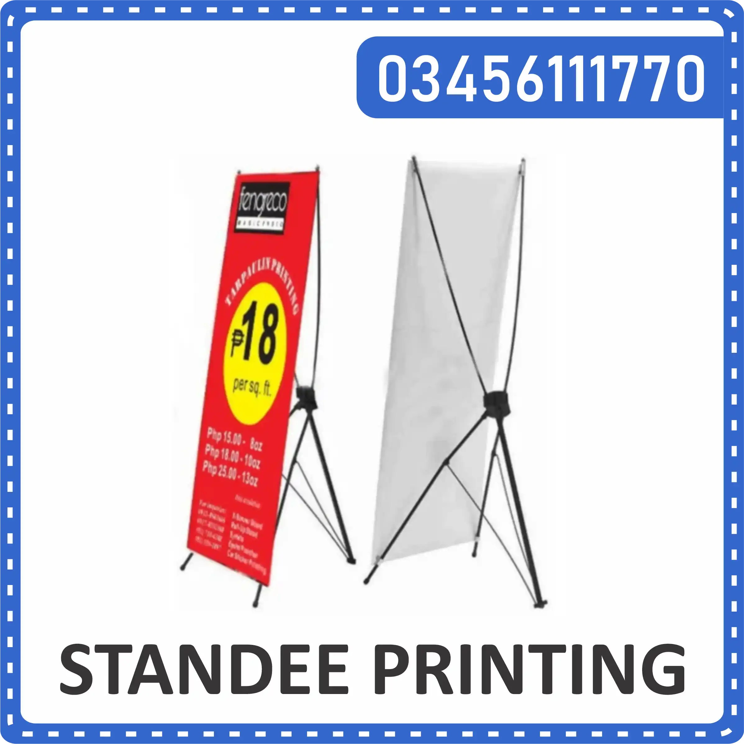 xStandee Printing in Pakistan