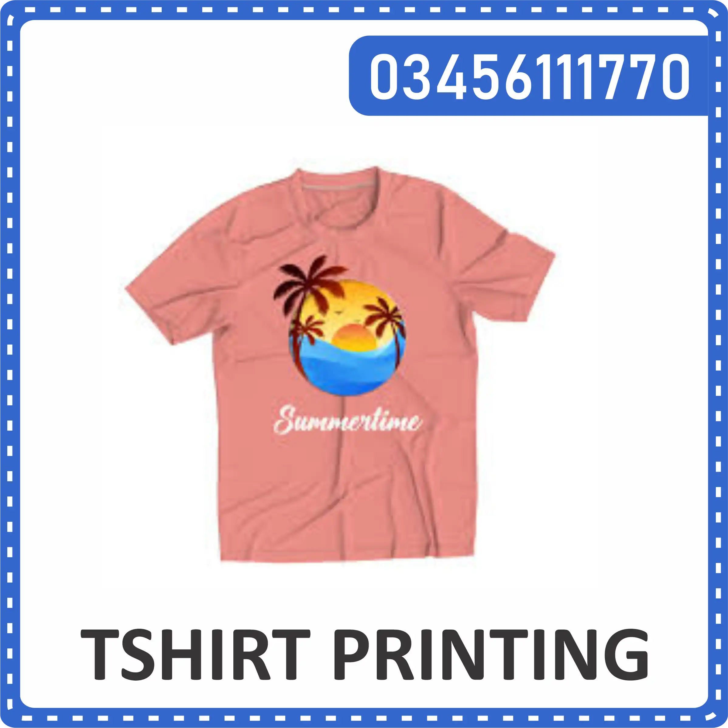 Tshirt Printing Online in Pakistan