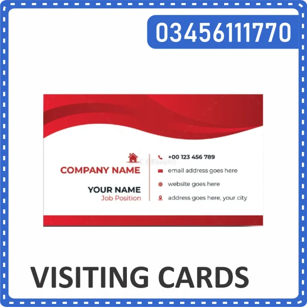 Visiting Cards Printing Online in Islamabad & Rawalpindi