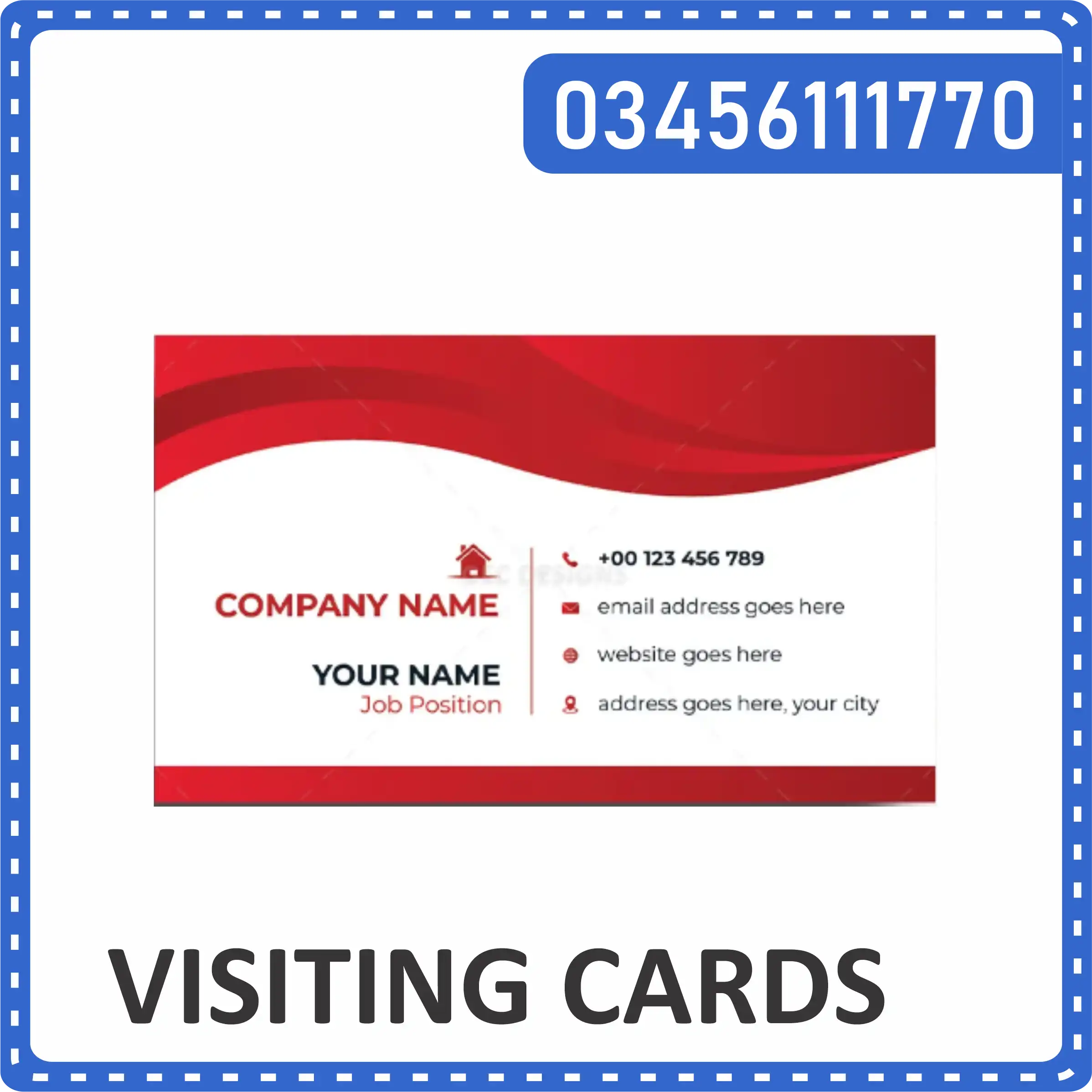 Visiting Cards Printing Online in Pakistan